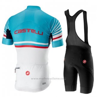 2019 Maillot Cyclisme Castelli Free AR 4.1 Noir Manches Courtes et Cuissard