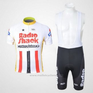 2011 Maillot Cyclisme Johnnys Blanc et Rouge Manches Courtes et Cuissard
