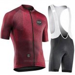 2019 Maillot Cyclisme Northwave Fonce Rouge Manches Courtes et Cuissard