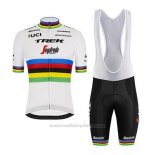 2020 Maillot Cyclisme UCI Mondo Champion Trek Segafredo Manches Courtes et Cuissard