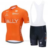 2021 Maillot Cyclisme Rally Orange Manches Courtes et Cuissard