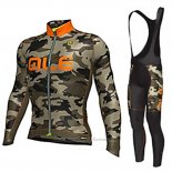 2017 Maillot Cyclisme ALE Camouflage Manches Longues et Cuissard