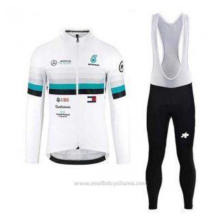 2020 Maillot Cyclisme Mercedes F1 Manches Longues et Cuissard