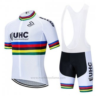 2020 Maillot Cyclisme UHC UCI Mondo Champion Manches Courtes et Cuissard