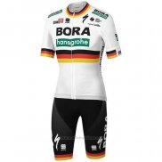 2020 Maillot Cyclisme Bora Champion Allemagne Manches Courtes et Cuissard