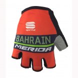 2018 Bahrain Merida Gants Ete Ciclismo Rouge