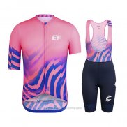 2020 Maillot Cyclisme EF Education First-drapac Rose Manches Courtes et Cuissard