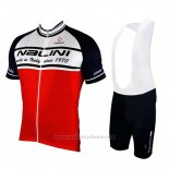 2019 Maillot Cyclisme Nalini Blanc Rouge Noir Manches Courtes et Cuissard
