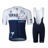 2021 Maillot Cyclisme Israel Cycling Academy Bleu Blanc Manches Courtes et Cuissard